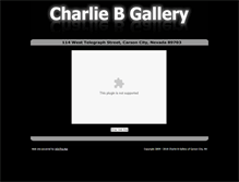 Tablet Screenshot of charliebgallery.com